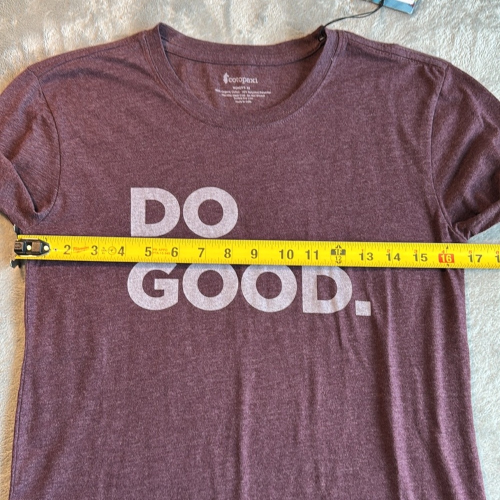 NWT Cotopaxi Do Good Organic Long Sleeve Purple T-Shirt Size XS - Picture 8 of 9